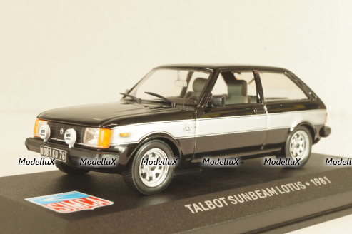 Talbot Sunbeam Lotus 1981, black, Les Belles Annees Simca, Altaya 1:43