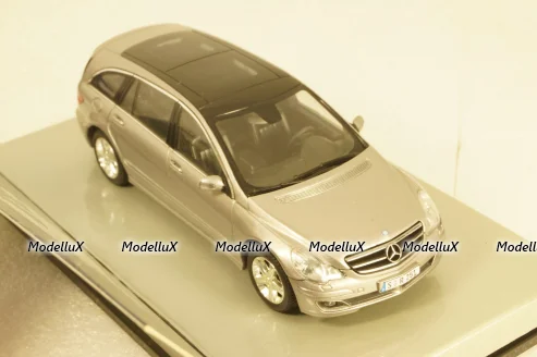 Mercedes  R-Klasse, 2005, silver, В6 696 2243, Minichamps 1:43