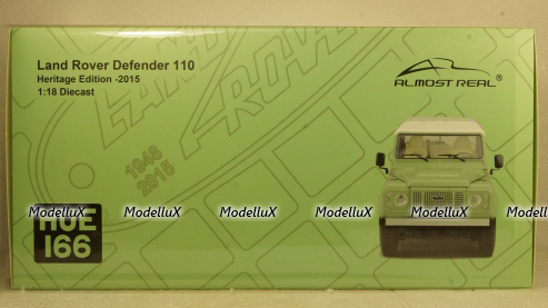 LAND ROVER DEFENDER 110 HERITAGE EDITION - 2015 - GREEN, ALM810307, Almost Real 1:18