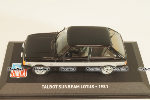 Talbot Sunbeam Lotus 1981, black, Les Belles Annees Simca, Altaya 1:43