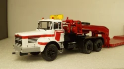 Berliet TB 015 M3 6x4 1960 white/red, low loader semitrailer, TTR024, IXO 1:43
