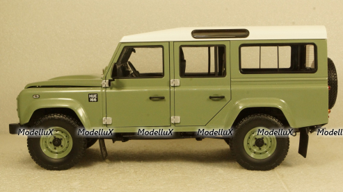 LAND ROVER DEFENDER 110 HERITAGE EDITION - 2015 - GREEN, ALM810307, Almost Real 1:18