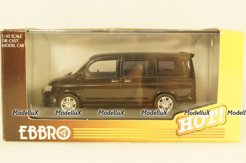 Honda Step Wagon, black, Ebbro 1:43