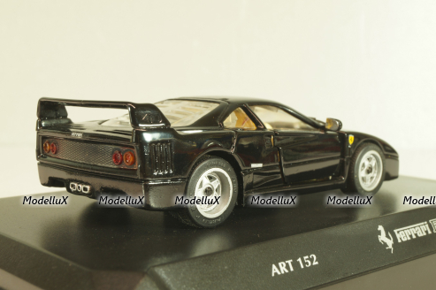 Ferrari F40 1989, black, 152, Detail cars 1:43