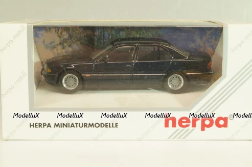 BMW 740i (E38) 1994, dark blue, 070263, Herpa 1:43