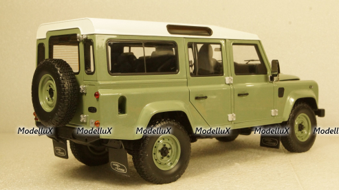 LAND ROVER DEFENDER 110 HERITAGE EDITION - 2015 - GREEN, ALM810307, Almost Real 1:18