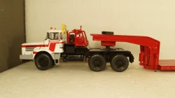 Berliet TB 015 M3 6x4 1960 white/red, low loader semitrailer, TTR024, IXO 1:43