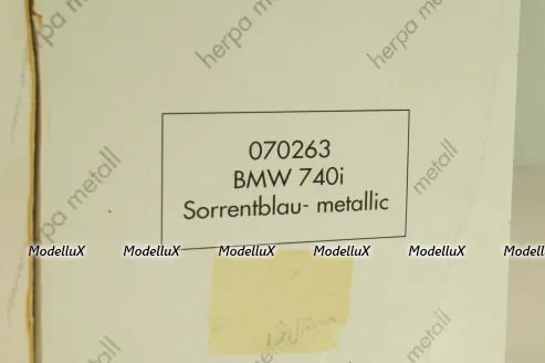 BMW 740i (E38) 1994, dark blue, 070263, Herpa 1:43