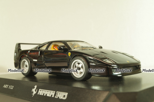 Ferrari F40 1989, black, 152, Detail cars 1:43