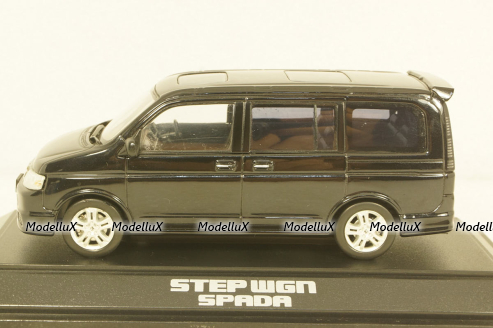 Honda Step Wagon, black, Ebbro 1:43