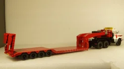 Berliet TB 015 M3 6x4 1960 white/red, low loader semitrailer, TTR024, IXO 1:43 Уценка!