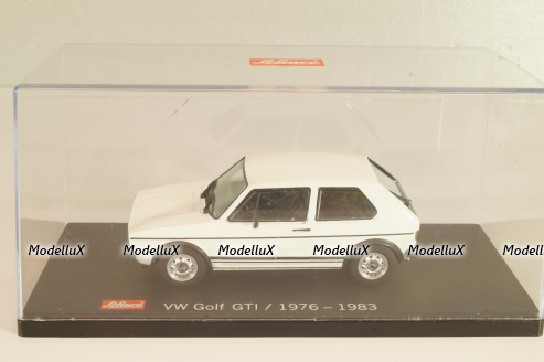 Volkswagen Golf I GTI 1976, white, Schuco 1:43 Уценка!