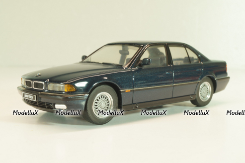 BMW 740i (E38) 1994, dark blue, 070263, Herpa 1:43