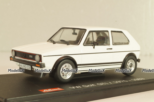 Volkswagen Golf I GTI 1976, white, Schuco 1:43 Уценка!
