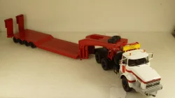 Berliet TB 015 M3 6x4 1960 white/red, low loader semitrailer, TTR024, IXO 1:43
