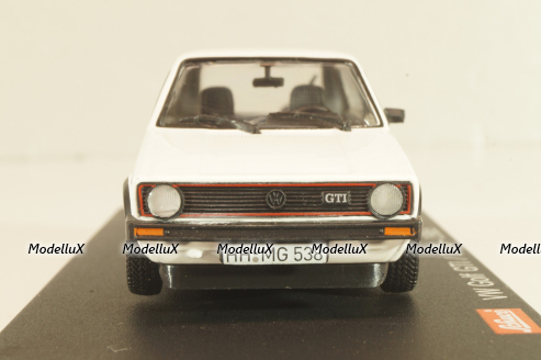 Volkswagen Golf I GTI 1976, white, Schuco 1:43 Уценка!