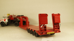 Berliet TB 015 M3 6x4 1960 white/red, low loader semitrailer, TTR024, IXO 1:43 Уценка!