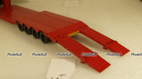 Berliet TB 015 M3 6x4 1960 white/red, low loader semitrailer, TTR024, IXO 1:43