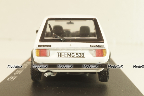 Volkswagen Golf I GTI 1976, white, Schuco 1:43 Уценка!