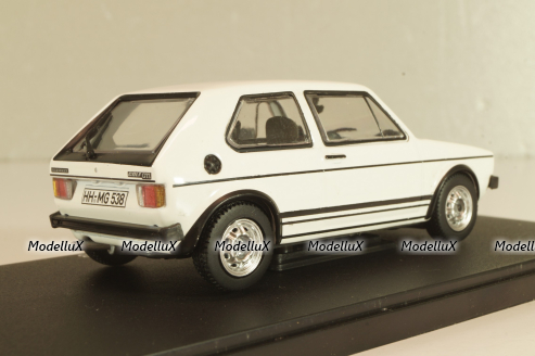 Volkswagen Golf I GTI 1976, white, Schuco 1:43 Уценка!