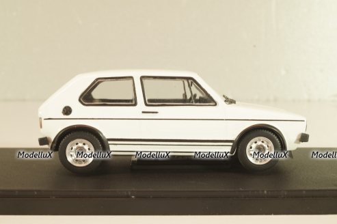 Volkswagen Golf I GTI 1976, white, Schuco 1:43 Уценка!