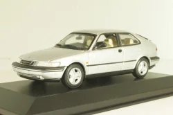 Saab 900 SE (900NG) coupe 1995, silver, 743310, Minichamps 1:43 Уценка!