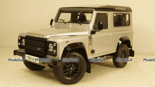 Land Rover Defender 90 - 2015, Silver, ALM810202, Almost Real 1:18