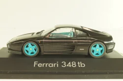 Ferrari 348 tb 1988, black/blue wheels, 010122, Herpa 1:43 