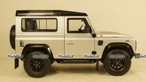 Land Rover Defender 90 - 2015, Silver, ALM810202, Almost Real 1:18
