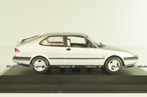 Saab 900 SE (900NG) coupe 1995, silver, 743310, Minichamps 1:43 Уценка!