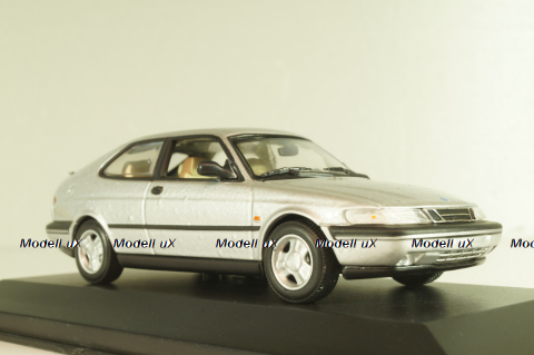 Saab 900 SE (900NG) coupe 1995, silver, 743310, Minichamps 1:43 Уценка!