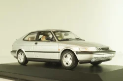 Saab 900 SE (900NG) coupe 1995, silver, 743310, Minichamps 1:43 Уценка!
