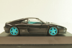 Ferrari 348 tb 1988, black/blue wheels, 010122, Herpa 1:43 