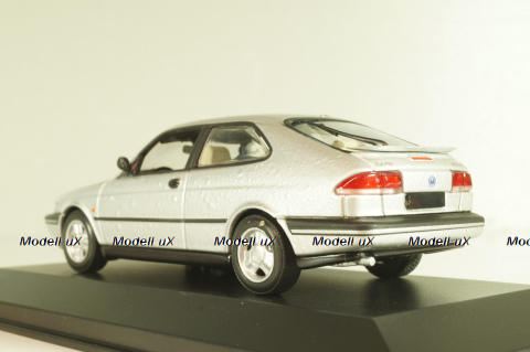 Saab 900 SE (900NG) coupe 1995, silver, 743310, Minichamps 1:43 Уценка!