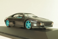 Ferrari 348 tb 1988, black/blue wheels, 010122, Herpa 1:43 