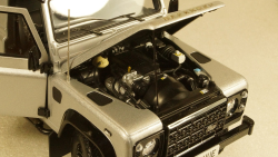Land Rover Defender 90 - 2015, Silver, ALM810202, Almost Real 1:18