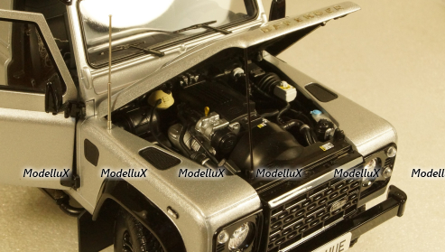 Land Rover Defender 90 - 2015, Silver, ALM810202, Almost Real 1:18