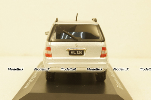 Mercedes ML 320 W163 ML-Klasse 2002, silver, В6 6961928, IXO 1:43