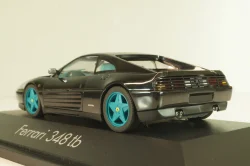 Ferrari 348 tb 1988, black/blue wheels, 010122, Herpa 1:43 