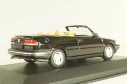 Saab 900 SE (900NG) cabriolet 1995, black, 741702, Minichamps 1:43, Minichamps 1:43