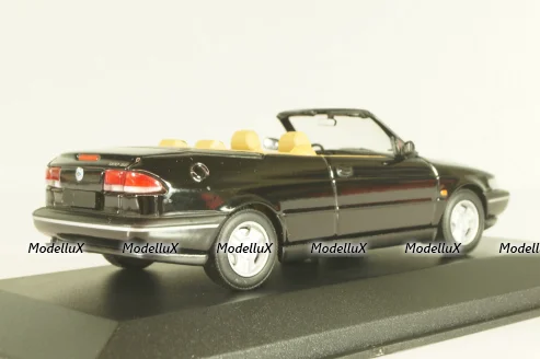 Saab 900 SE (900NG) cabriolet 1995, black, 741702, Minichamps 1:43, Minichamps 1:43