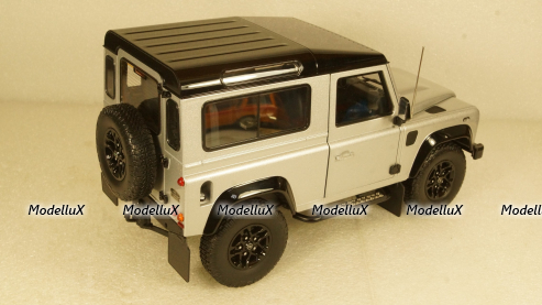 Land Rover Defender 90 - 2015, Silver, ALM810202, Almost Real 1:18