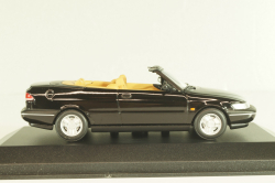 Saab 900 SE (900NG) cabriolet 1995, black, 741702, Minichamps 1:43, Minichamps 1:43