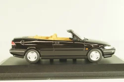Saab 900 SE (900NG) cabriolet 1995, black, 741702, Minichamps 1:43, Minichamps 1:43
