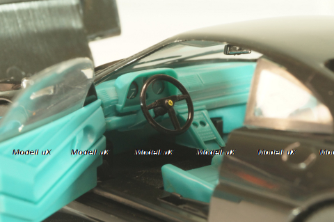 Ferrari 348 tb 1988, black/blue wheels, 010122, Herpa 1:43 