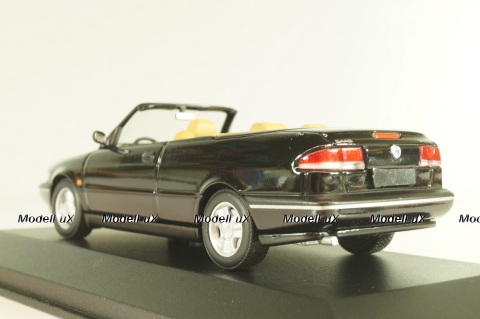 Saab 900 SE (900NG) cabriolet 1995, black, 741702, Minichamps 1:43, Minichamps 1:43