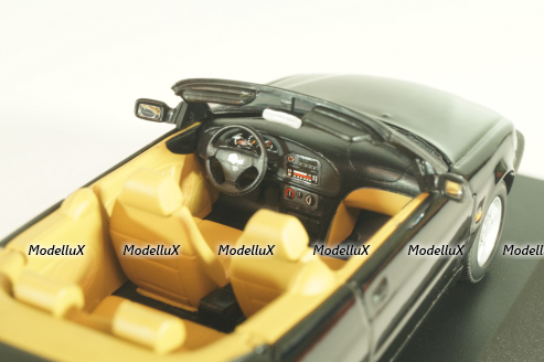 Saab 900 SE (900NG) cabriolet 1995, black, 741702, Minichamps 1:43, Minichamps 1:43