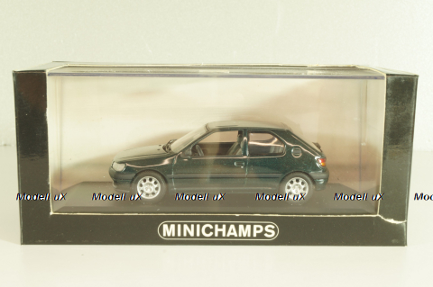 Peugeot 306 2 door 1995, green, 430112500, Minichamps 1:43