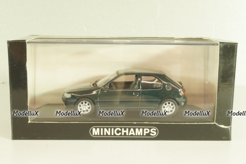 Peugeot 306 2 door 1995, green, 430112500, Minichamps 1:43