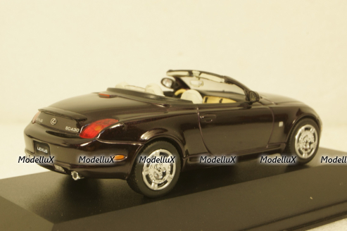 Lexus SC430 OPEN Convertible , dark red, JC014, J-collection 1:43